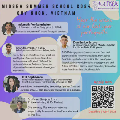 Summer School 2024 participants with their feedback.